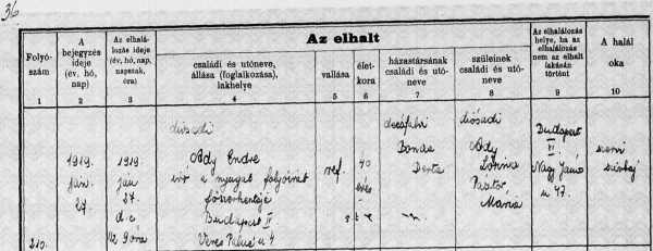 Documents found in the course of family tree research: 